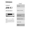 INTEGRA DTR9.1 Owners Manual